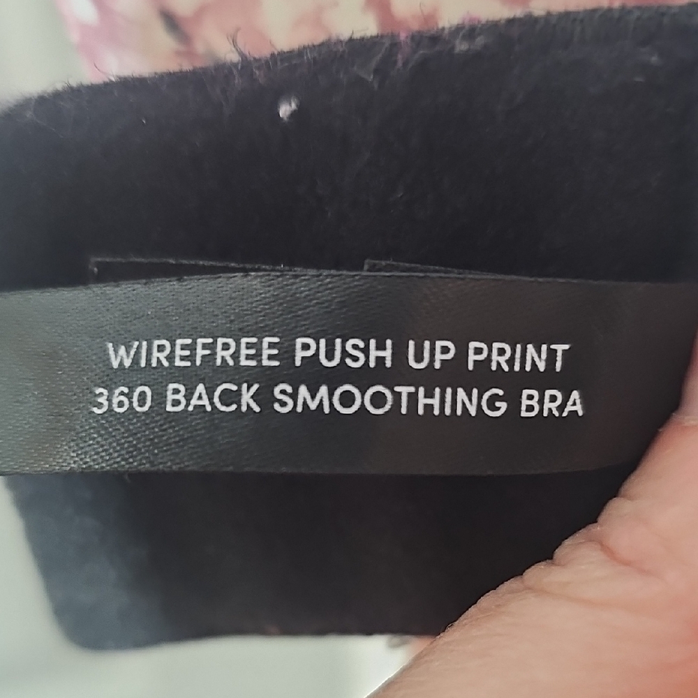 Torrid Pink and Black Floral Bra - Picture 3 of 10